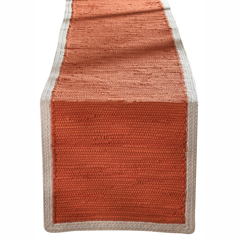 Chemin de table Dune, L 54 po x l 14 po, Orange