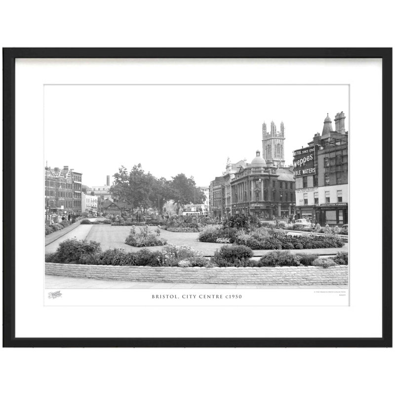 Bristol, City Centre C1950 - Single Picture Frame Print, 45cm H X 60cm W x 2cm D