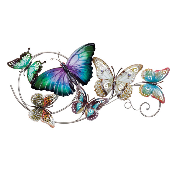 Ceramic Butterfly Wall Decor