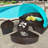 Phillistine 67 " W Curved Steel and Wicker Patio Daybed with Cushions