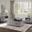 Dove grey storage end table