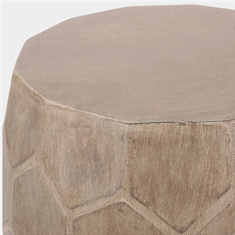 Table d'appoint d'extérieur en béton léger