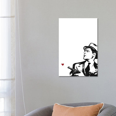 Don´t You Dare! - Dark Red by Kubistika - Painting on Canvas