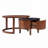 Round Nesting Coffee Table With Drawer
