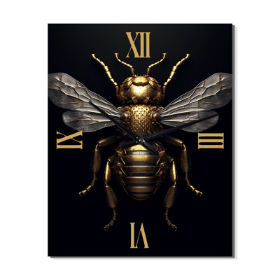 Mecanical Bumble Bee I - Animals Bee Very Wall Clocks