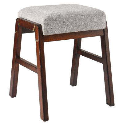 Raahi Solid Wood Accent Stool