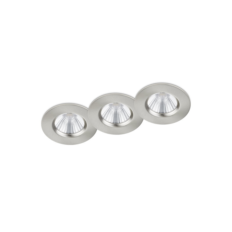 Axilen 72cm LED Recessed Lighting Kit, Matte Nickel