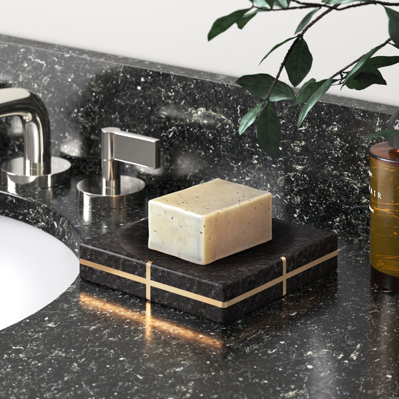Nyota Marble Soap Dish