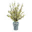 Cherry Blossom Branches in Decorative Ceramic Vase