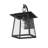 Solis 1 Light Outdoor Wall Light in Black