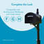Hamilton In-Ground Post Black