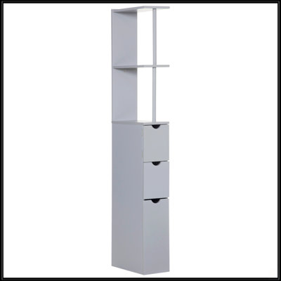 54" Tall Bathroom Storage Cabinet