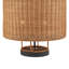 Lampe de table en rotin 2 lumières