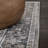 Alacati Ogee Medallion Machine-Washable Dark Gray/Light Gray Rug-1651521422