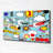 Canvas Print - Wall Art - Prints On Canvas - 100X70 Image Picture Theme: Comic Book