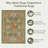 Washable American Countryside Floral 8X10 Green Outdoor Rug, Non Slip Quick-Dry Mesh Rug for Patio Deck Backyard-501633765-501256125