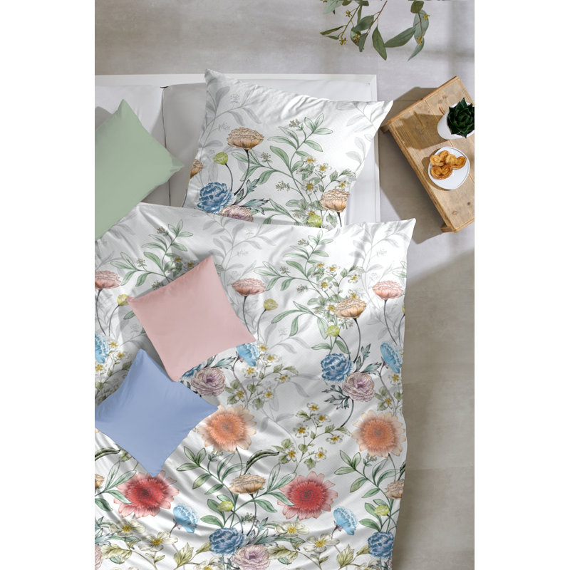 Dykeria 203 TC Duvet Cover Set, Single - 1 Pillowcase (80 x 80 cm), Pink