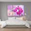 Essential Orchid Abstraction - 3 Piece Wrapped Canvas Print Set-1195740778