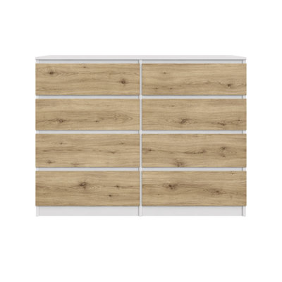 120 cm W Chest of 8 Drawers