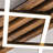 Dimmable Wood LED Flush Mount
