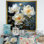 Beige Whispers Of Peony V sur toile