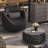 Round Metal Outdoor Coffee Table , 28.4'' in. W 28.4'' in. D-497768762