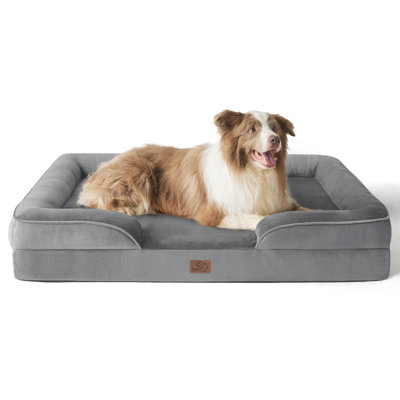 Bedsure Cozy Orthopedic Dog Bed, Waterproof Washable Sofa Bed with Removable Cover, Non-Slip Base for Large & Medium Dogs