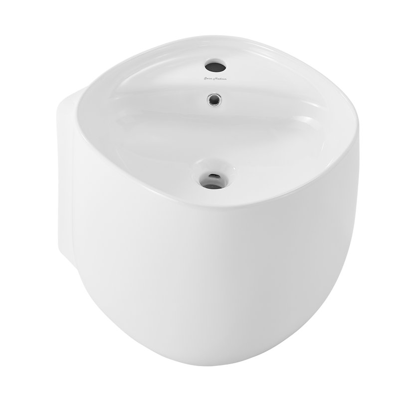 Lavabo mural Ivy, Blanc brillant