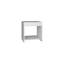 Table de chevet minimaliste de 16,5 po de hauteur avec tablette ouverte