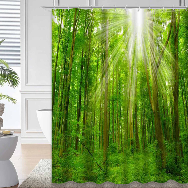 Rideau de douche Forest Sunlight, 72" L x 78" W