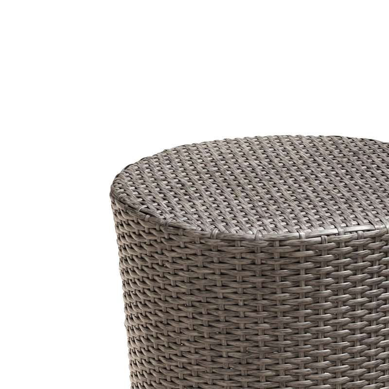 Table d'appoint d'extérieur ravissante gris