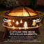 XL steel fire bowl ASKJA - Ø76cm, copper