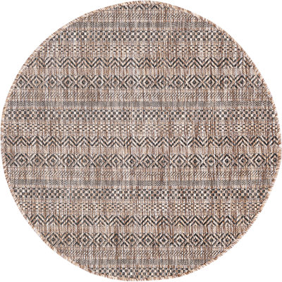 Tapis d'extérieur scintillant brun clair