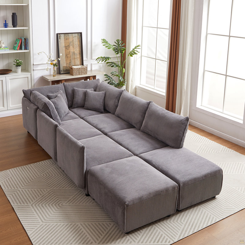 Canapé multi-modules, Gris