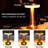 Xzaria Portable LED Metal Table Lamp Rechargeable Night Light with Touch Sensor Control-395012750