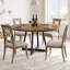 Metal Base Dining Table