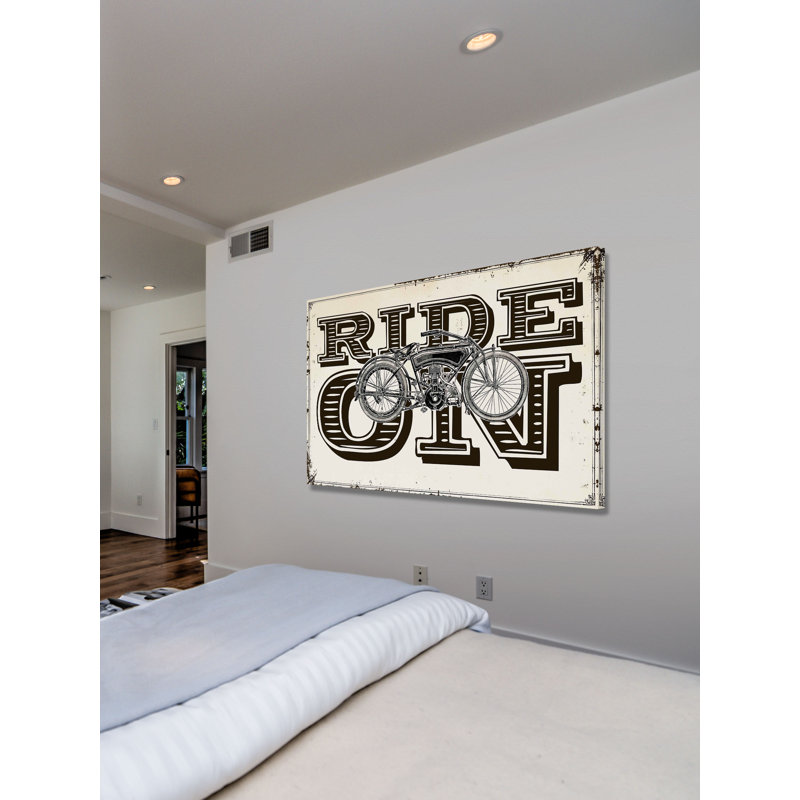 Ride On - Wrapped Canvas Print, 51 cm H x 76 cm W x 4cm D