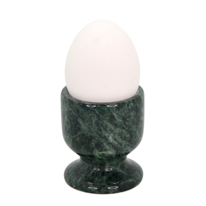 Tasse à oeuf en marbre vert