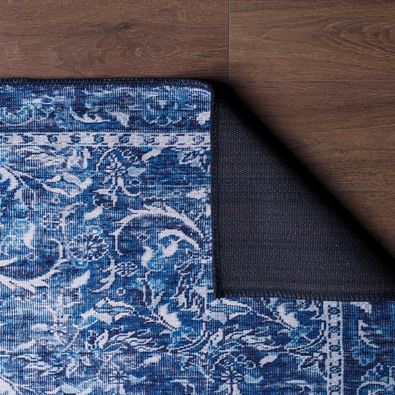Premium Machine Washable Carpet, 4.6 x 6.2 Feet, 100% Polyester, 1850 g/m² | Pile Height: 0.2 Inches | Eco-Friendly Recycled Poly Cotton Underside | Perfect for Living Room, Bedroom, and High-Traffic Areas