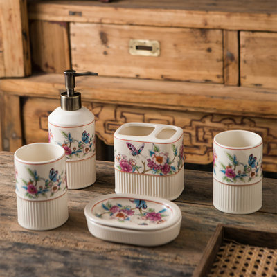 5 Pieces Bathroom Accessories Complete Set