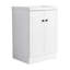Lavabo de salle de bain autoportant en résine et 2 portes d'armoire à fermeture en douceur (emballage KD)-1503466439-1503466425