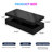 47” High-Glossy LED Coffee Table With 2 Sliding Drawers, Modern Stylish Double-Layer Center Tables With LED Lights-626168413-635119408