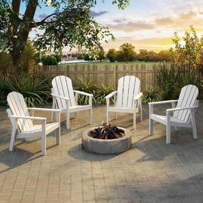 Abdinour Outdoor Adirondack Set