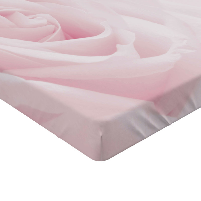 Ensemble de 2 draps-housse Ambesonne Rose, Drap-housse de taille double