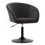 Velvet Swivel Barrel Chair-2003668691