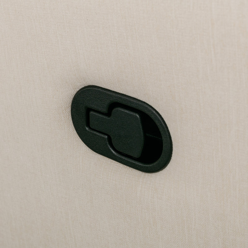 Fauteuil inclinable manuel oscillant et oscillant de 29,1 po de largeur avec dossier à oreilles (ensemble de 2)