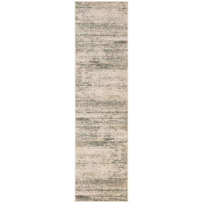 Tapis de couloir 10 pi rayé ivoire