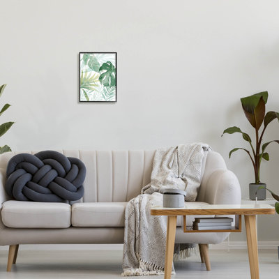 Art de giclée à feuilles superposées Monstera par Grace Popp