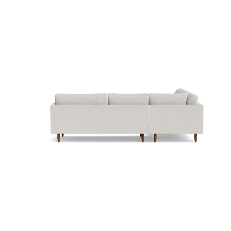 Skinny Fat Sectional, Performance Weave - Zinc, Left Hand Facing