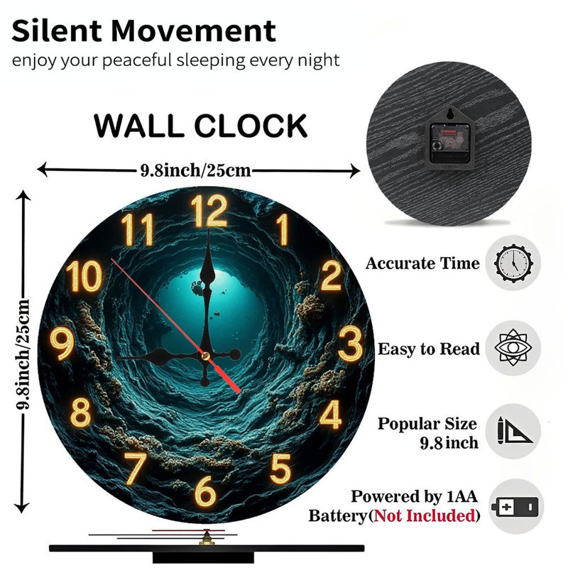 Horloge murale Ocean